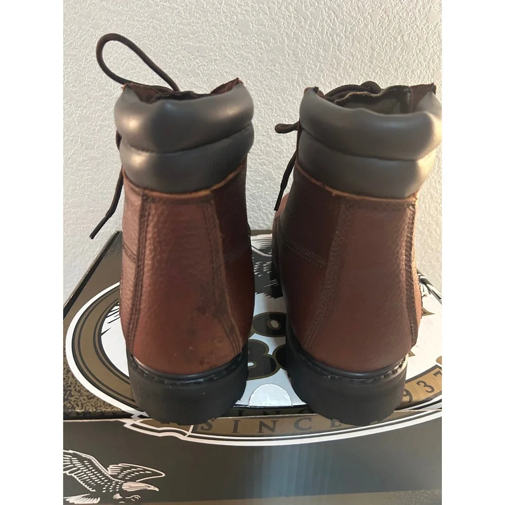 Georgia Boot Men's Brown Steel Toe Waterproof Oiler Work Boot Size 11.5W New!